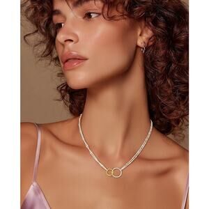 Silpada 'Pagosa' Circle Linking Necklace in Sterling Silver